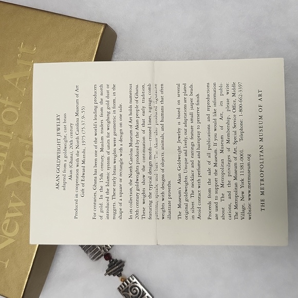 Metropolitan Museum of Art Akan Goldweight Necklace - Picture 4 of 5